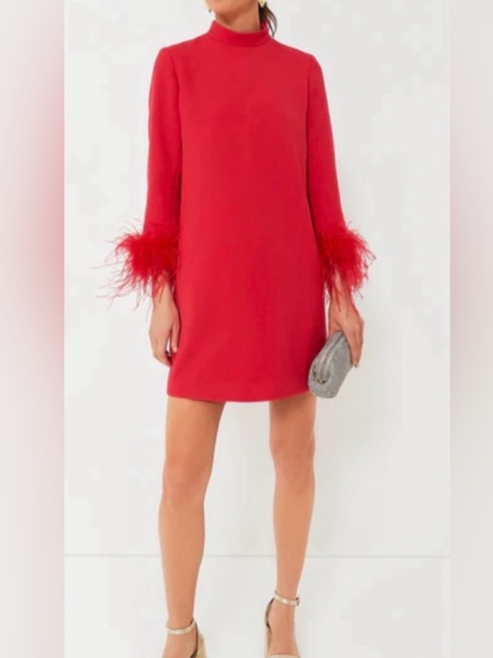 Tuckernuck Red Feather Mod Ellie Mock Neck Dress‎